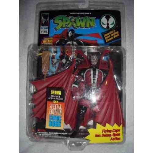 スポーン - Todd Mcfarlane 1St Ever フィギュア With Comic 1994 Mip