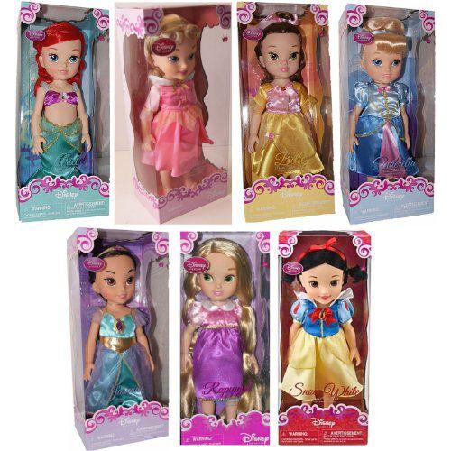 Disney(ディズニー) ストア 16” プリンセス Toddler 人形 7 Pc. ギフト