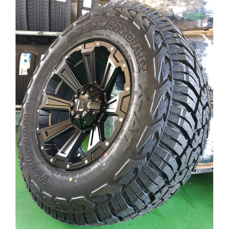 GEOLANDAR 新品セット!! プラド ハイラックス FJ H3 タイヤホイール 17