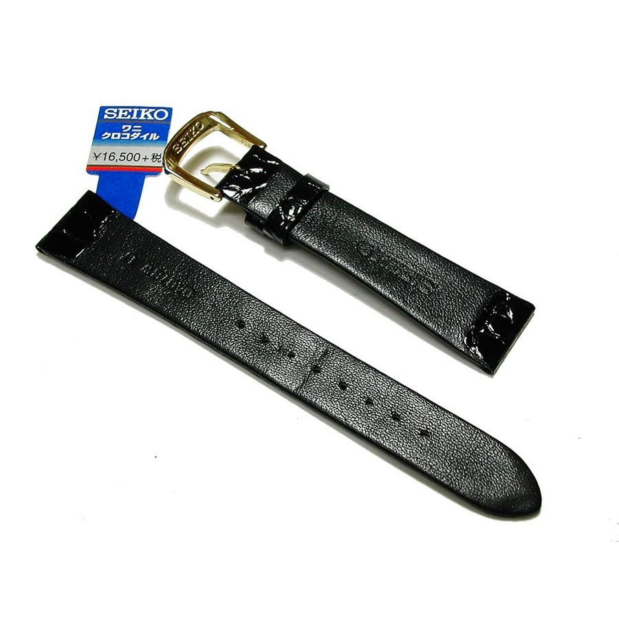 SEIKO（セイコー） 腕時計 時計 ベルト 17mm バンド DA07 クロコダイル