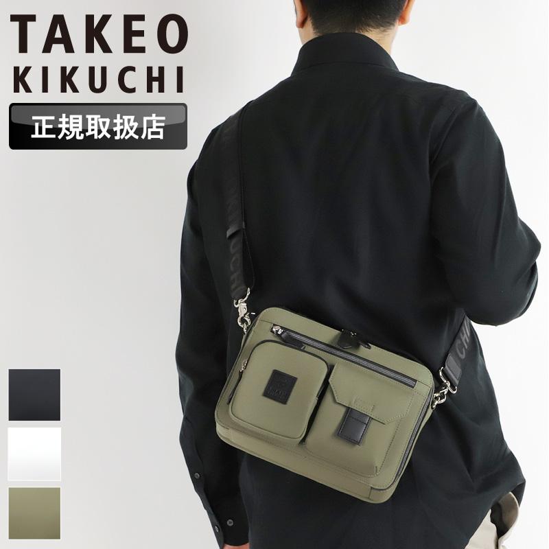 TAKEO KIKUCHI（タケオキクチ） ベルクロ2 ミニショルダーバッグ 斜め