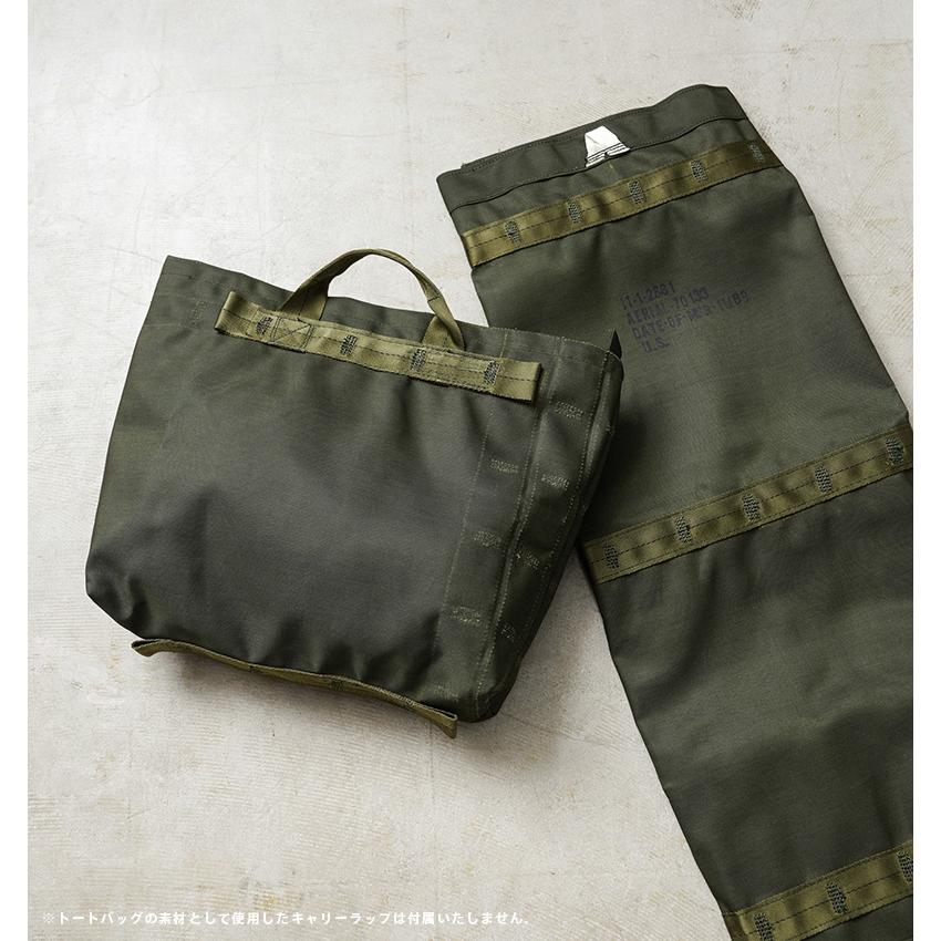 WAIPER.inc 実物 米軍 キャリーラップ リメイク トートバッグ 日本製