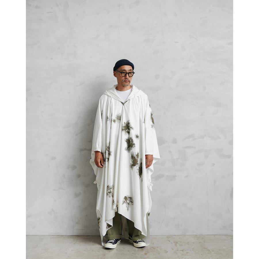 MILITARY（ミリタリー） 実物 USED ドイツ軍 スノーカモ ポンチョ