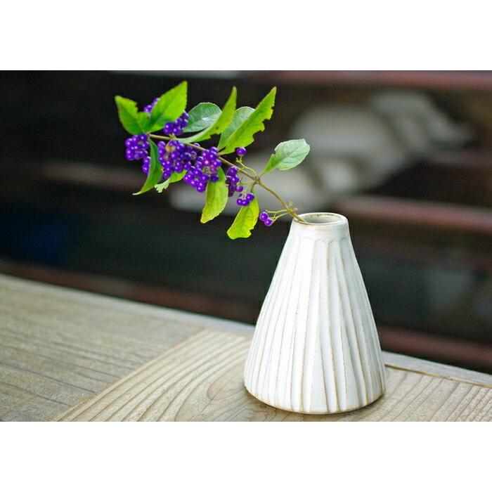 益子焼の一輪挿し 