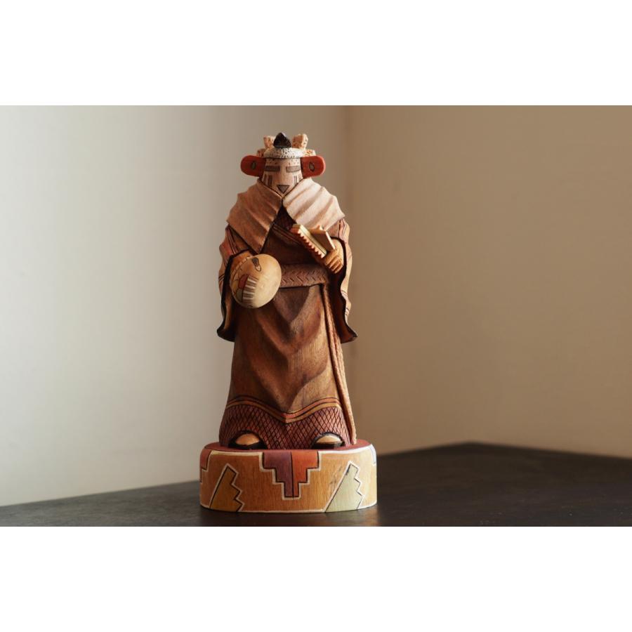 ネイティブアメリカン/ホピ族/カチーナ/カチナドール/Snow Maiden (KC7