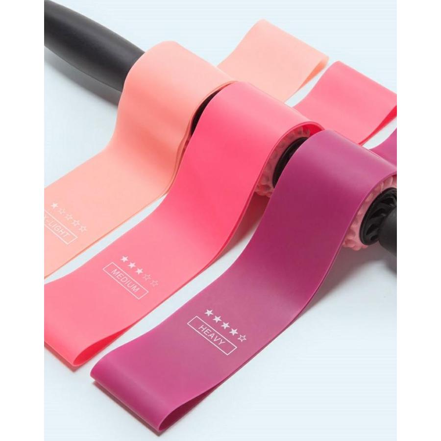 エクササイズバンド 強度別5本セット トレーニングバンド トレーニング