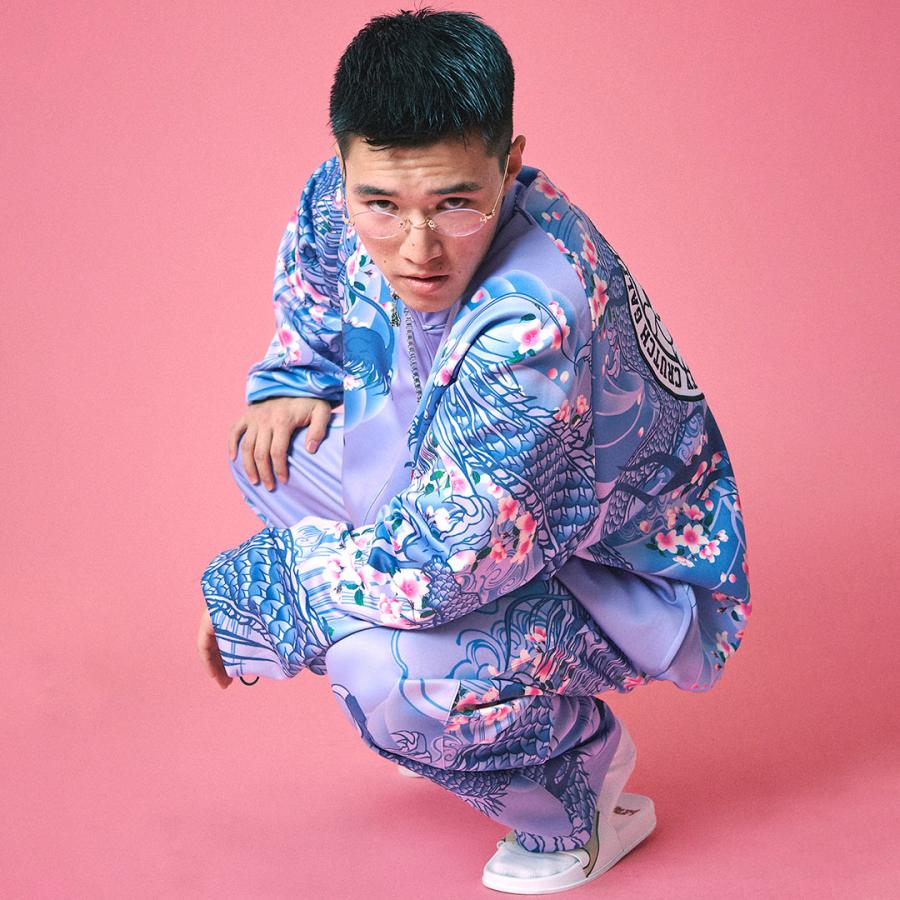 GALFY（ガルフィー） 四代目卍 SET UP 江戸紫 セットアップ SETUP 上下