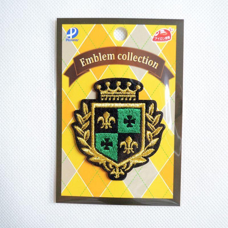 ワッペン アイロン おしゃれ 刺繍 エンブレムワッペン リリー&クロス