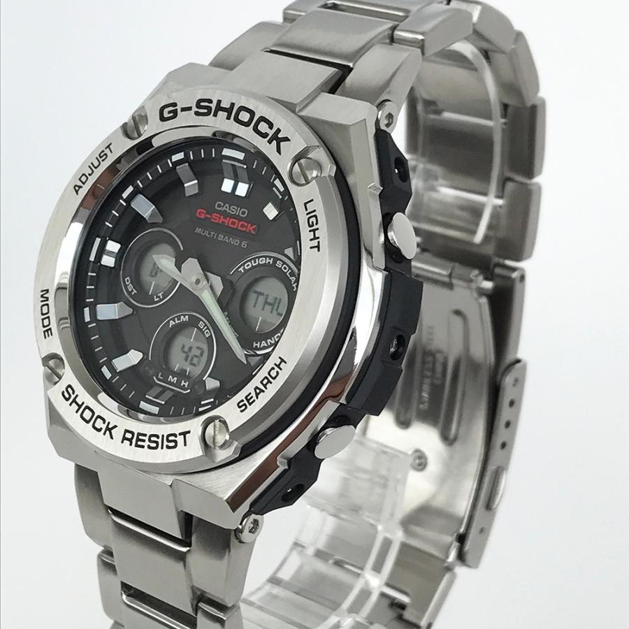 G-SHOCK CASIO カシオ Gショック G-STEEL ソーラー電波 シルバー GST