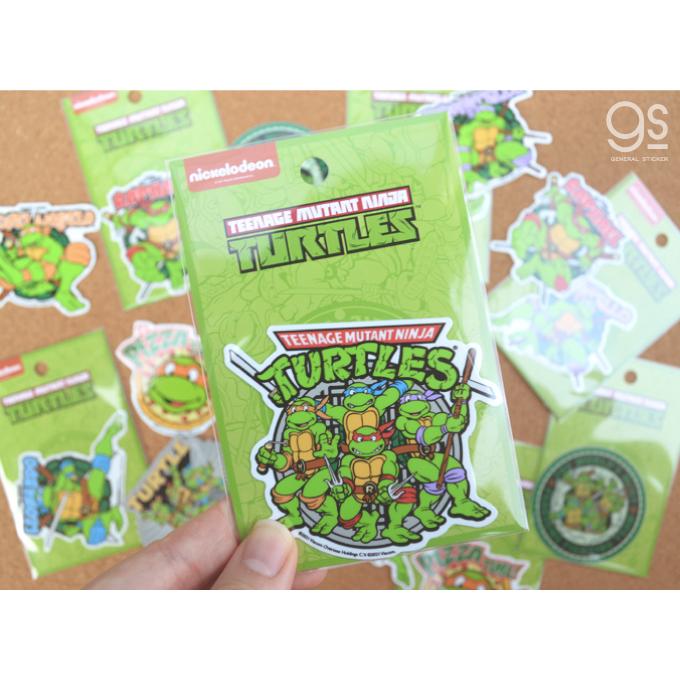 全8種セット ミュータント・タートルズ キャラクターステッカー レトロ