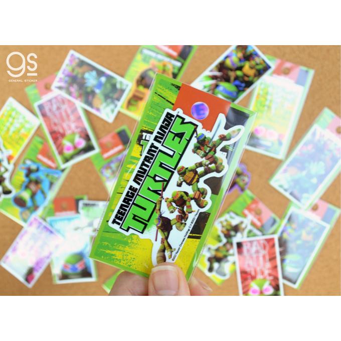 全6種セット ミュータント・タートルズ キャラクターステッカー CG