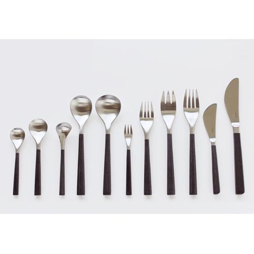 柳宗理 デザートスプーン 全長17cm ステンレス カトラリー 黒柄 日本製