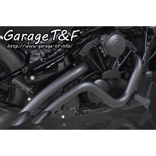 Garage T＆F ガレージ ベントマフラー タイプ2 カラー：ブラック