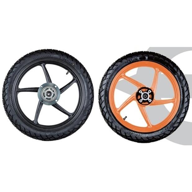 EVATEK（エヴァテック） キャストホイール 前後セット カラー