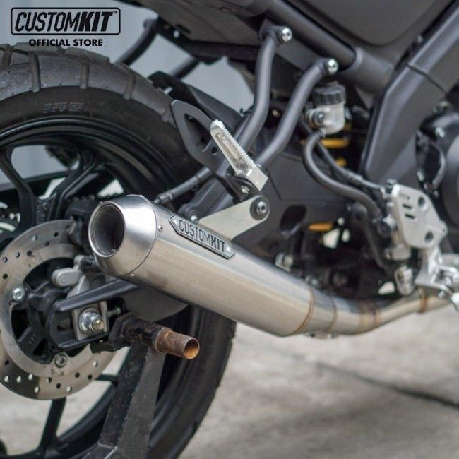 CustomKit カスタムキット フルエキゾーストマフラー Stream XSR155