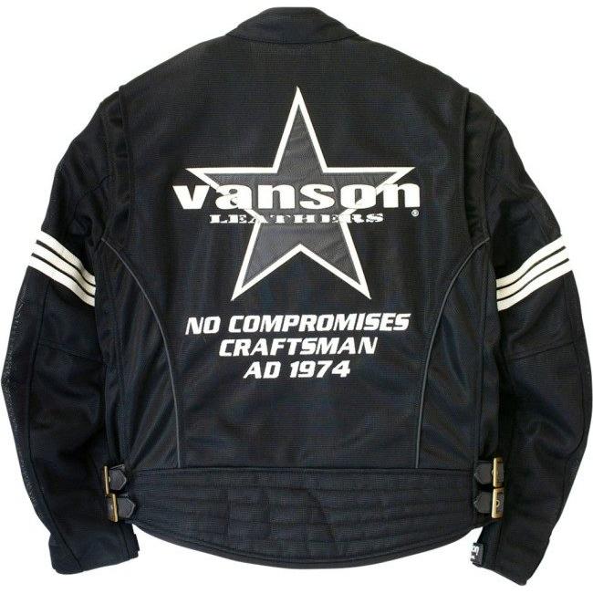 VANSON（バンソン） メッシュライダースジャケット サイズ：L メッシュ