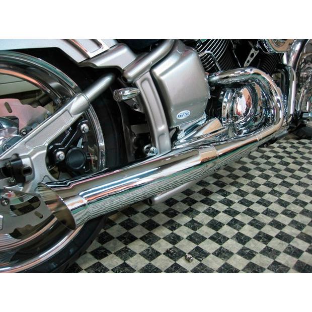 KENTEC（ケンテック） 極太フレアカット2IN1マフラー 110Φ ドラッグ