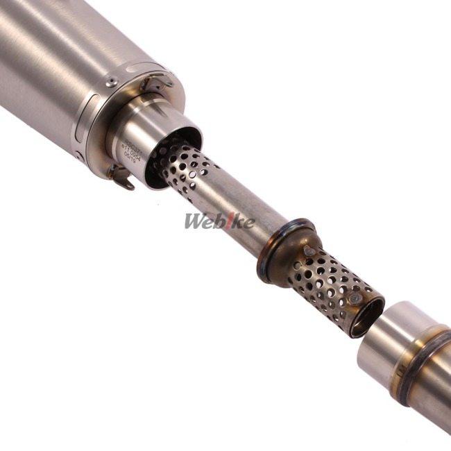 SCORPION スコーピオン セルケトテーパー スリップオンマフラー SV650