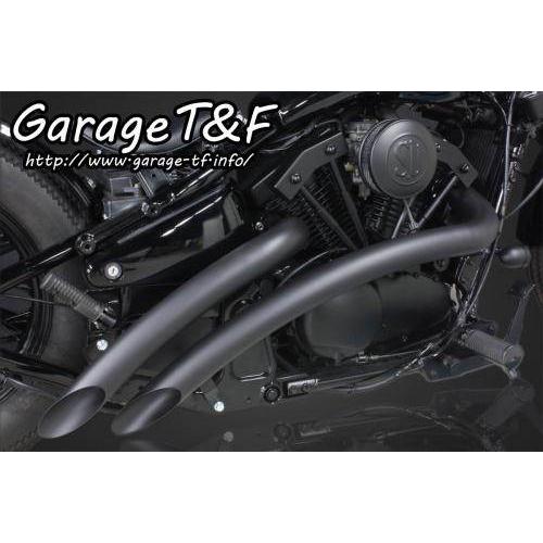 Garage T＆F ガレージ ベントマフラー タイプ1 カラー：ブラック