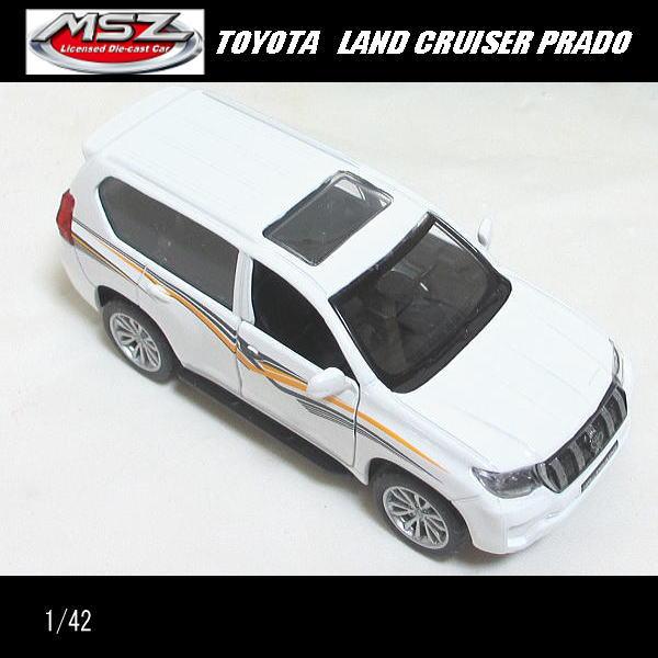 1/42トヨタ ランドクルーザー プラド/TOYOTA(ホワイト)/MSZ Metal