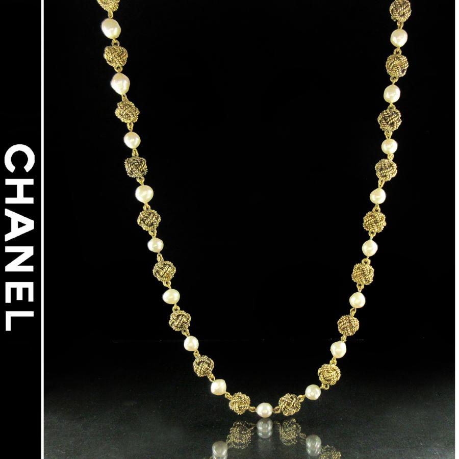 CHANEL（シャネル） 1980年代 ヴィンテージ フェイクパール&ロープ