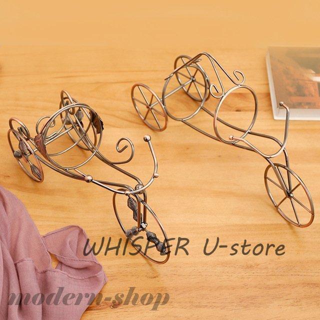 アイアンワインホルダー 三輪車ワインラック シャンパン ボトル