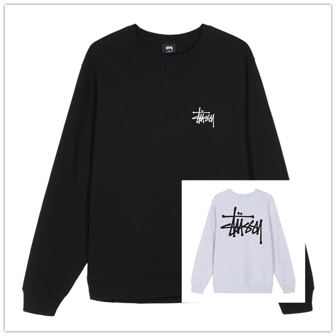 STUSSY（ステューシー） BASIC STUSSY CREW 裏起毛 フード フーディ