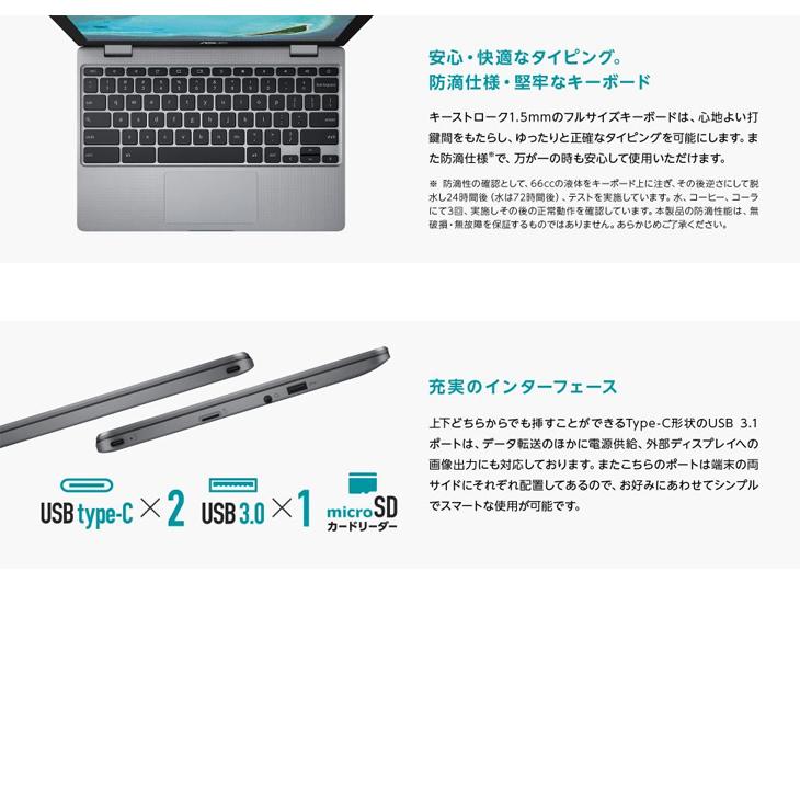 Chromebook ASUS C223NA GJ0018 Chrome OS クロームブック [Celeron