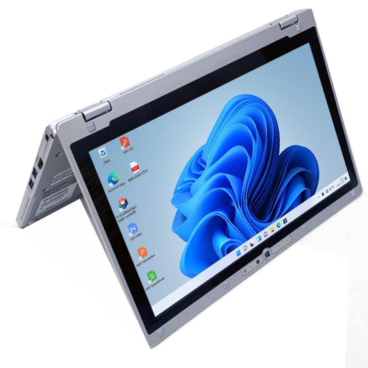 Let's note Panasonic CF-AX3 社長ブラック タッチパネル 回転して