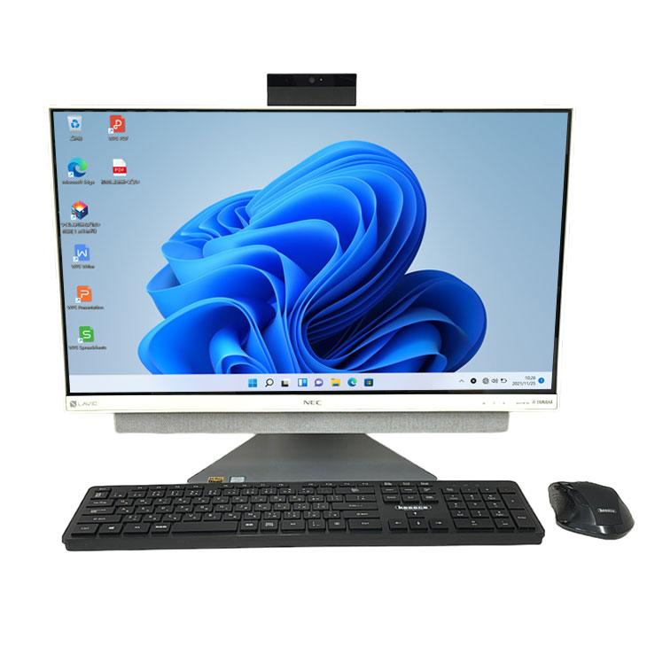 NEC LAVIE Desk DA770/KAW 中古 一体型デスク 地デジ Office Win10 or