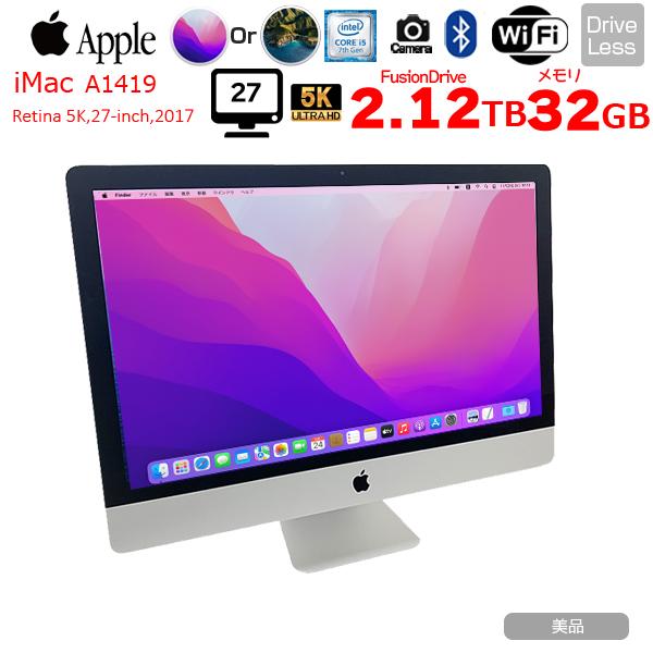 iMac（Apple） Apple iMac 27inch MNED2J/A A1419 5K Mid 2017 一体型
