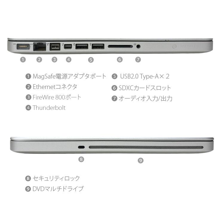 MacBook Pro 【中古パソコン】Apple 13.3inch MD102J/A A1278 Mid 2012