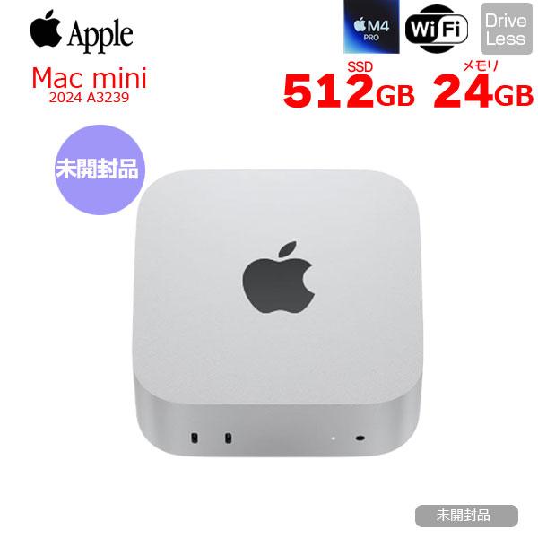Mac mini Apple MCX44J/A A3239 M4Pro 2024 手のひらサイズ小型デスク