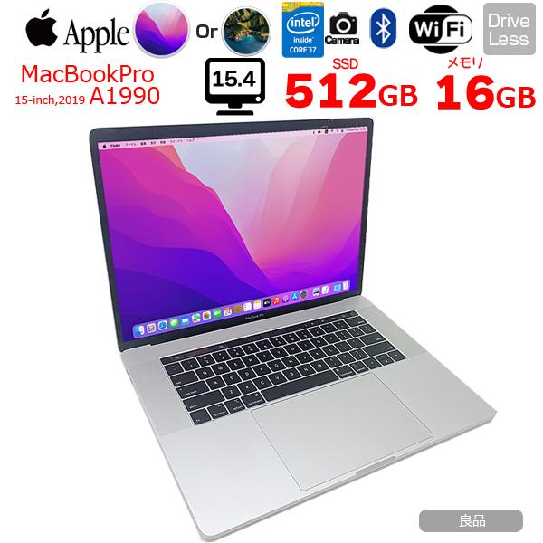 MacBook Pro Apple 15.4inch MV922J/A A1990 2019 USキー 選べるOS