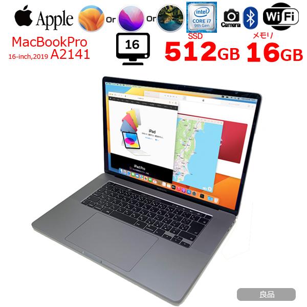 MacBook Pro Apple 16inch MVVJ2J/A A2141 2019 選べるOS TouchBar