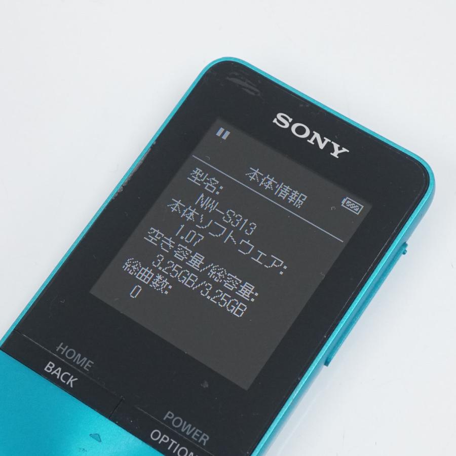 SONY（ソニー） ウォークマン NW-S313 4GB USED美品 本体のみ ブルー