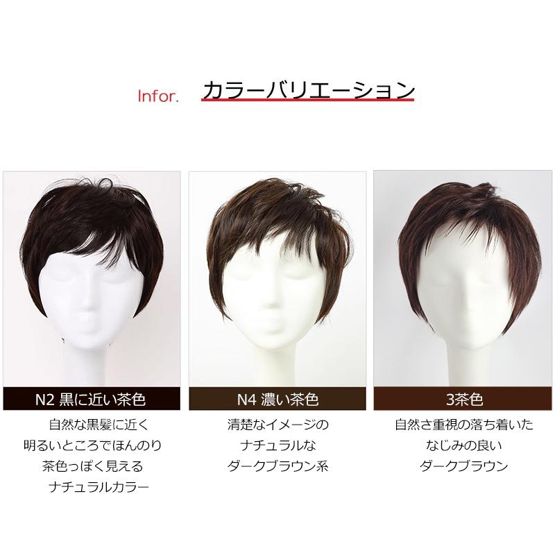 私元気 医療用ウィッグ 返品交換OK 人毛 フルウィッグ ショート ボブ