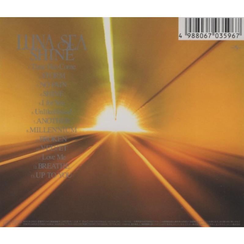LUNA SEA ルナシー / SHINE シャイン 1998.07.23 6thアルバム MVCH