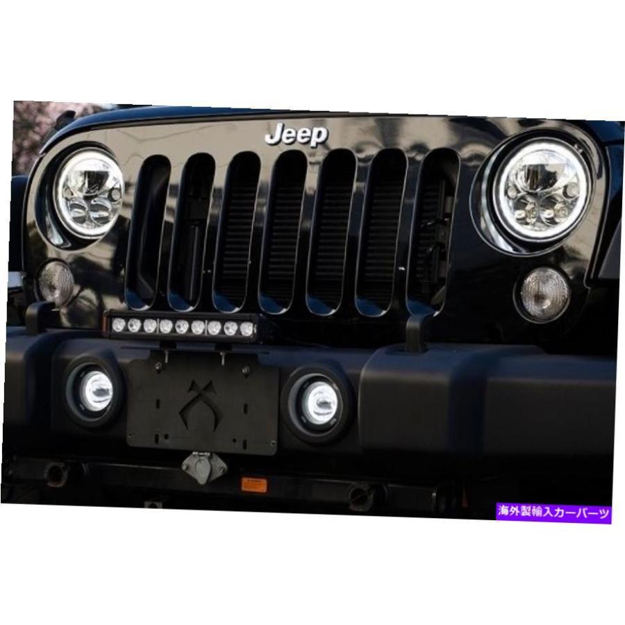 USヘッドライト ビジョンXブラッククローム7 