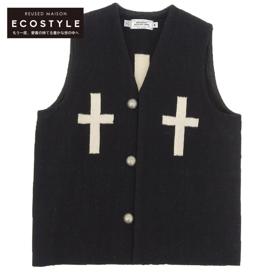 TRUJILLO'S トルフィリオス 十字 クロス ウール チマヨベスト メンズ