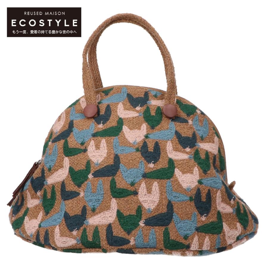 mina perhonen（ミナペルホネン） ya9828 bell bag -repo- キツネ柄