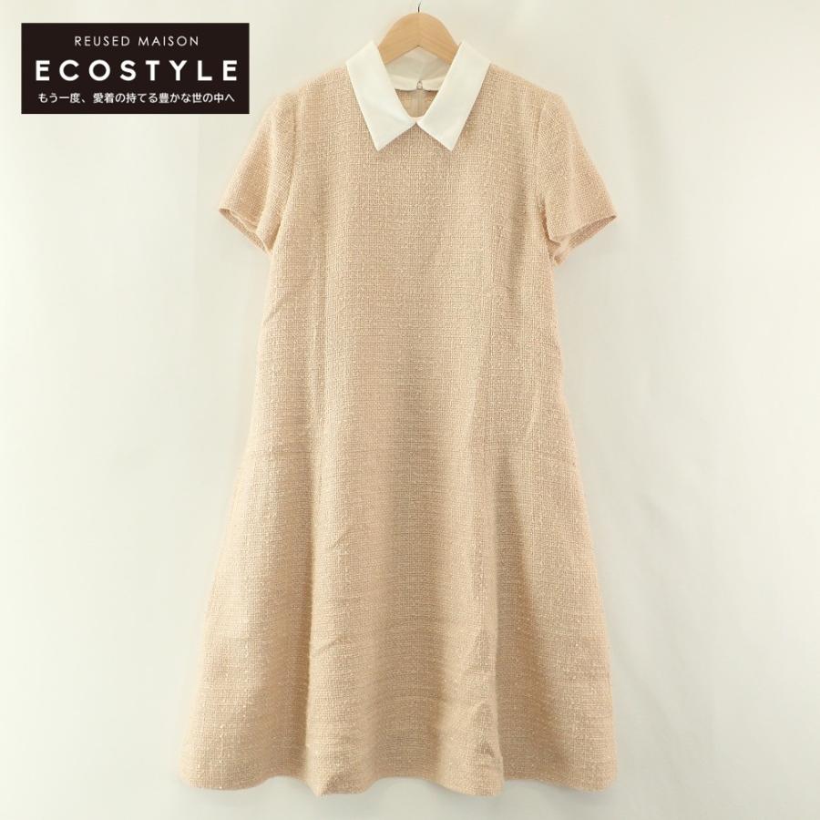 FOXEY（フォクシー） 美品/ 41449 Jessicaジェシカ ツイード 白襟 半袖