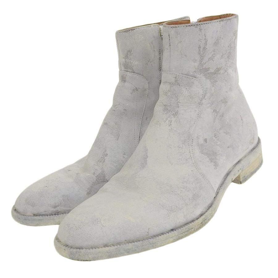 Maison Margiela メゾンマルジェラ ペンキ加工 レザー サイドジップ