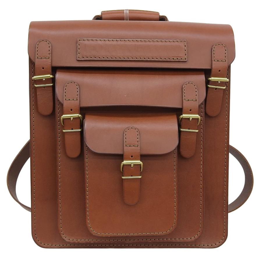 HERZ（ヘルツ） 美品 仙台店12周年記念鞄 チョコ 3つのかぶせと5本