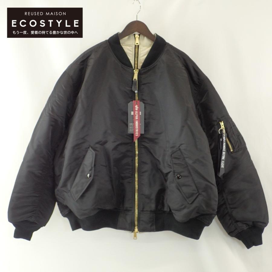 美品/ Vetements ヴェトモン /アルファ 22AW DOUBLE ZIP BOMBER