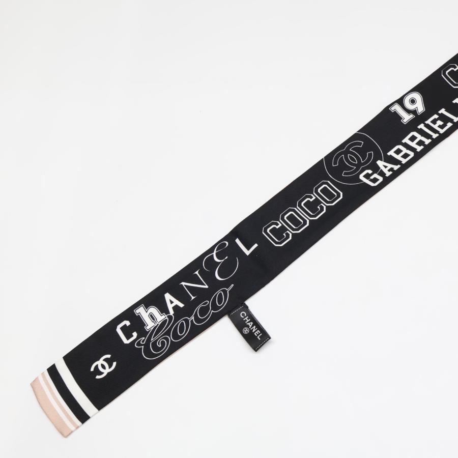 CHANEL（シャネル） 新品同様/ ロゴxココマーク シルク ツイリー