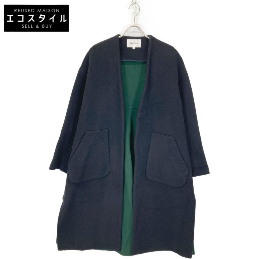 ENFOLD（エンフォルド） 300CA330-1620 ウール ソフトリバー スリット