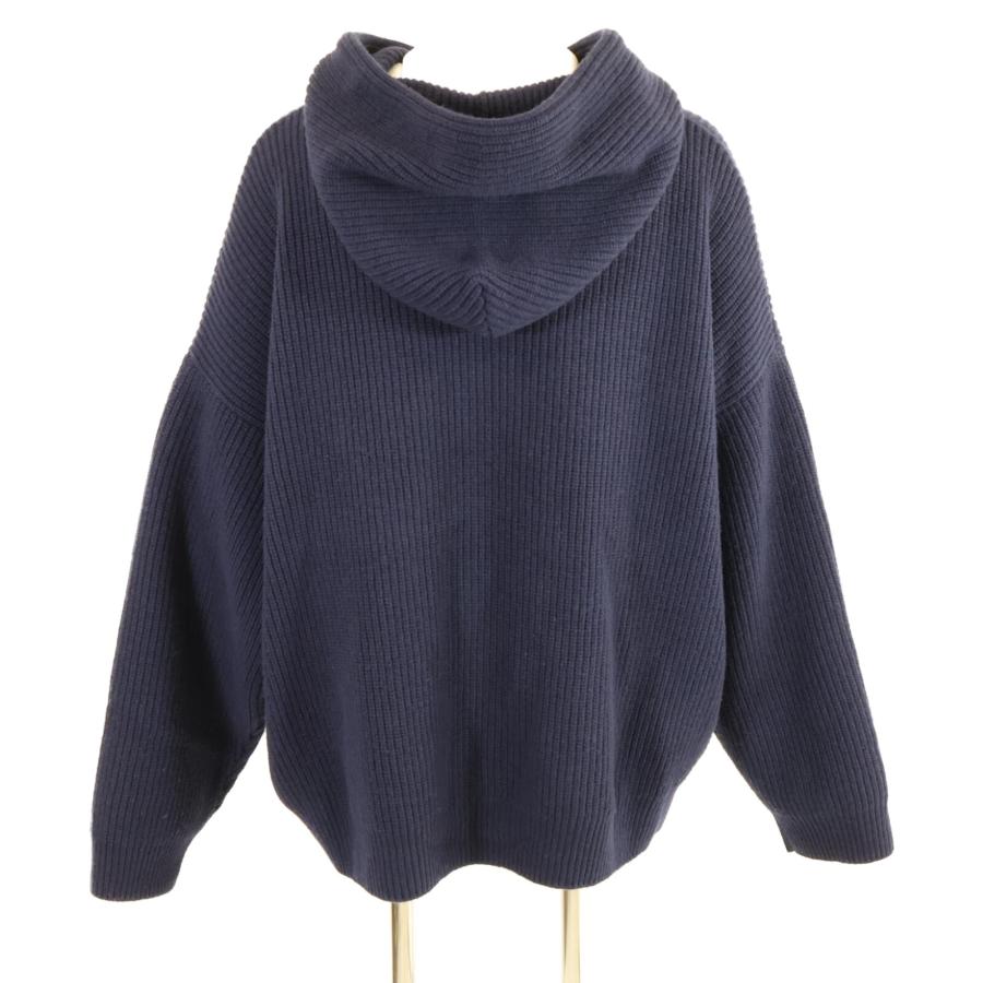 CELINE（セリーヌ） 国内正規/ 2A85W423P ウール ロゴ ニットパーカー