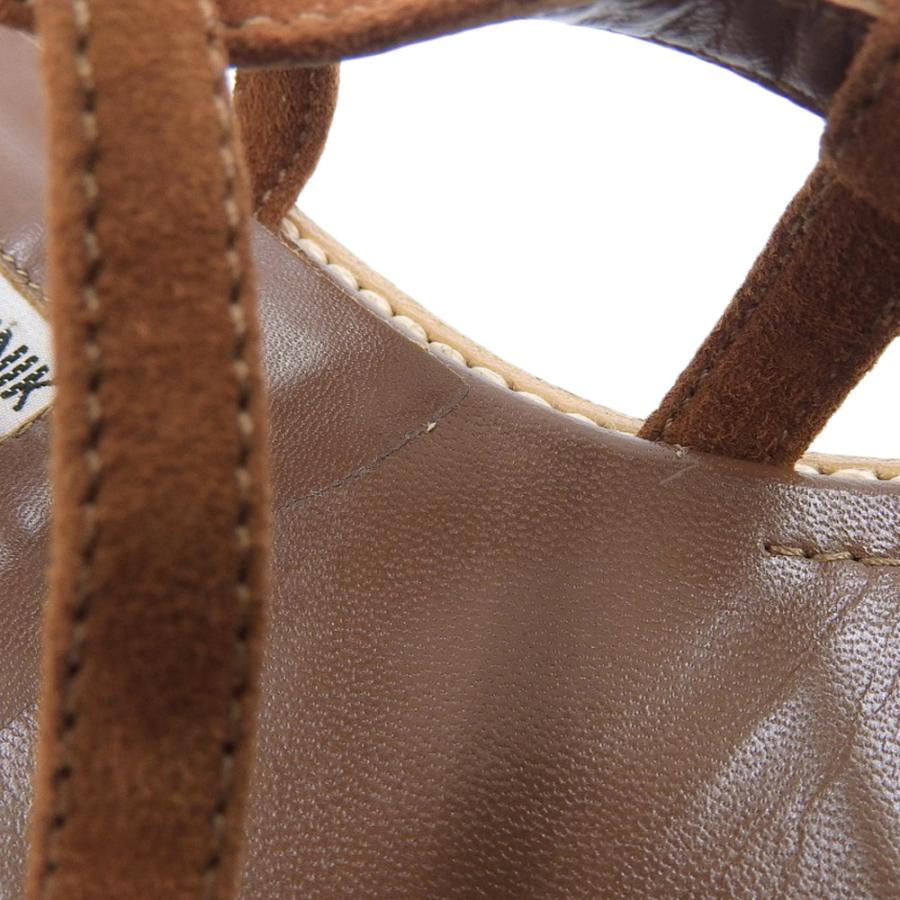 MANOLO BLAHNIK（マノロブラニク） 新品同様 スエード レースアップ