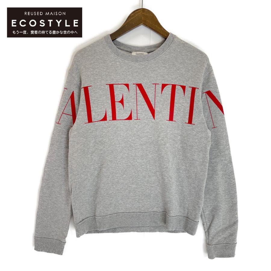 VALENTINO ヴァレンティノ SV3MF05N5FP グレー ロゴスウェット